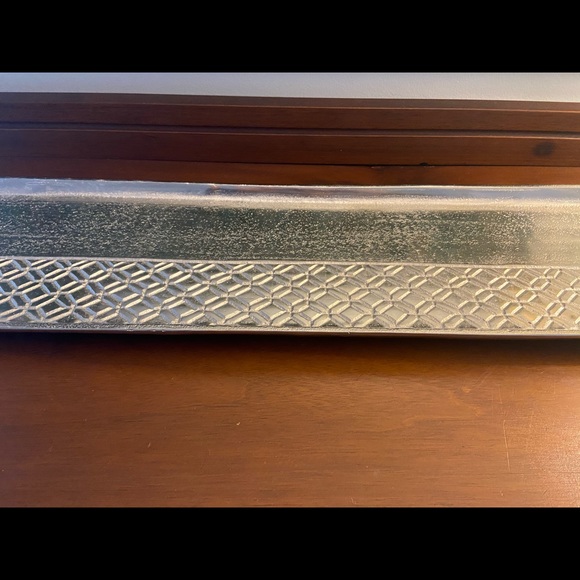 Home Essentials Half Engraved Silver Tray - Picture 5 of 14